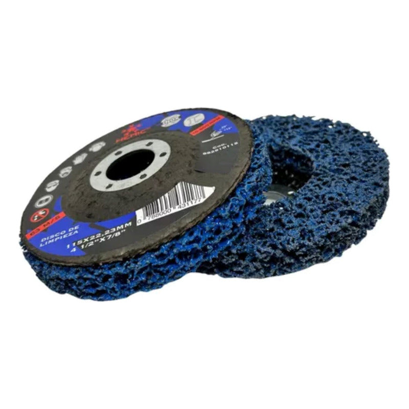 Disco De Limpieza Remueve Pintura Y Oxido Inox 4 1/2 Hemic