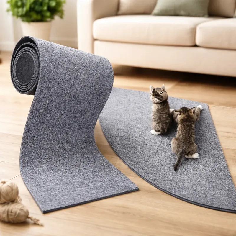 Protector De Sofá Adhesivo Rascador Gatos 30 X100 Oferta 2x1 Gris
