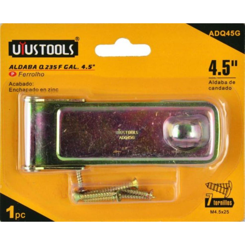 Aldaba Galvanizada Uyustools 4.5 Pulgadas