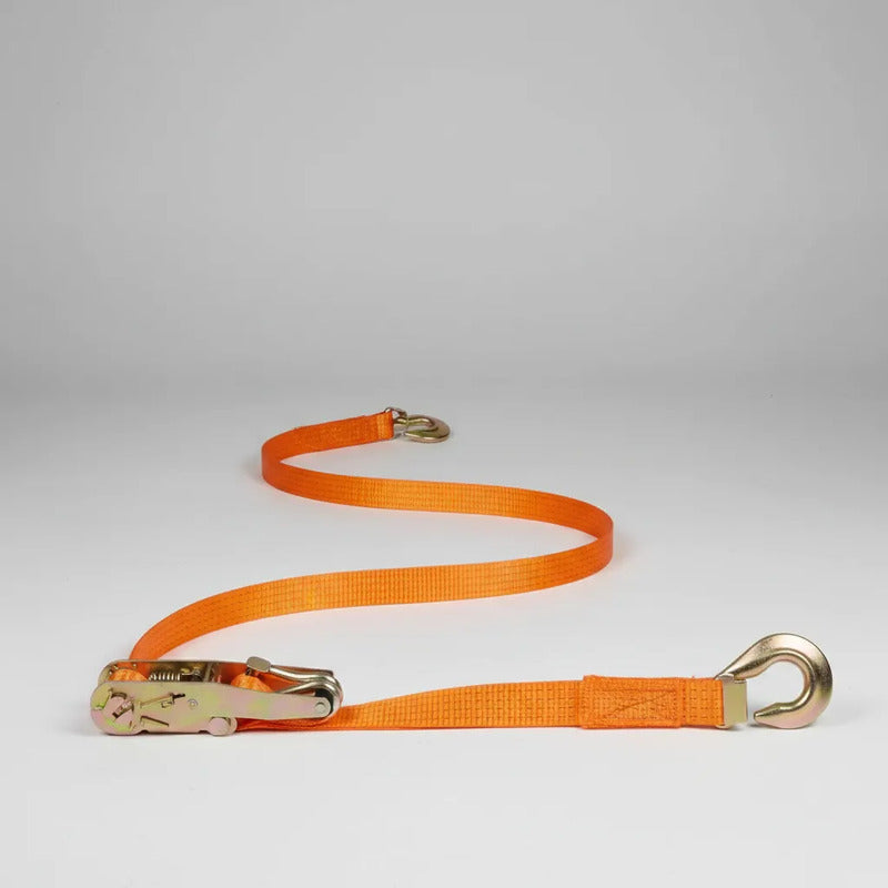 Eslinga De Amarre 1 X 15ft Ratchet Tie Down 4.5m Oferta 2x1 Naranja