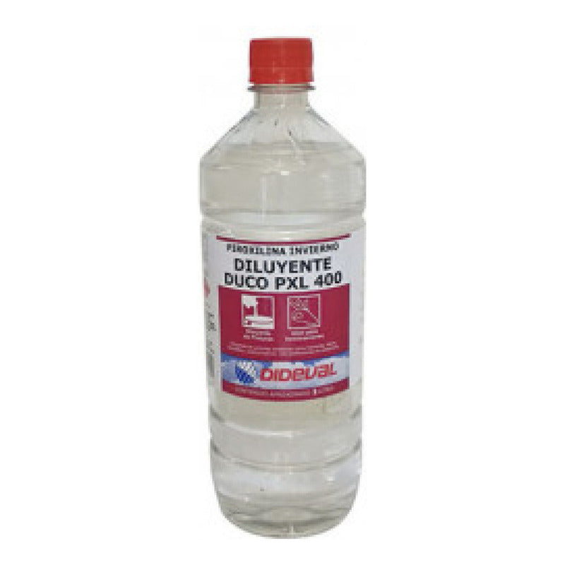 Duco Pxl 400 Piroxilina Invierno 1 Litro Diluyente Dideval Cerdas Transparente