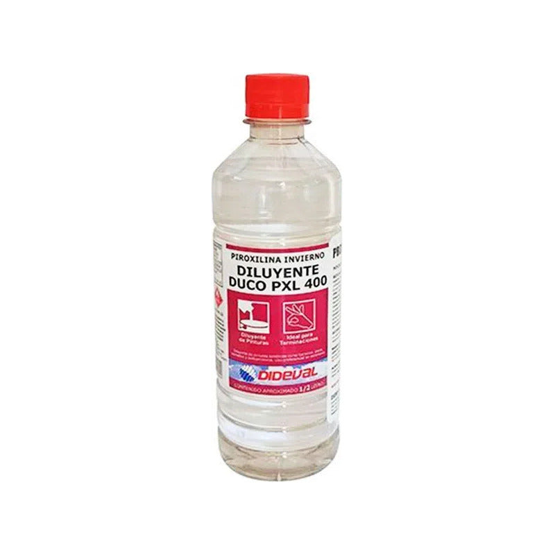 Duco Pxl 400 Piroxilina Invierno 1 Litro Diluyente Dideval Cerdas Transparente