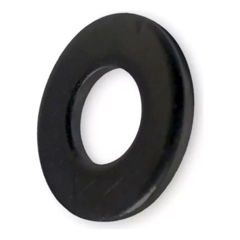 Golilla Plana Calibrada Negra De 5/8 Pulgada (100 Unidades)