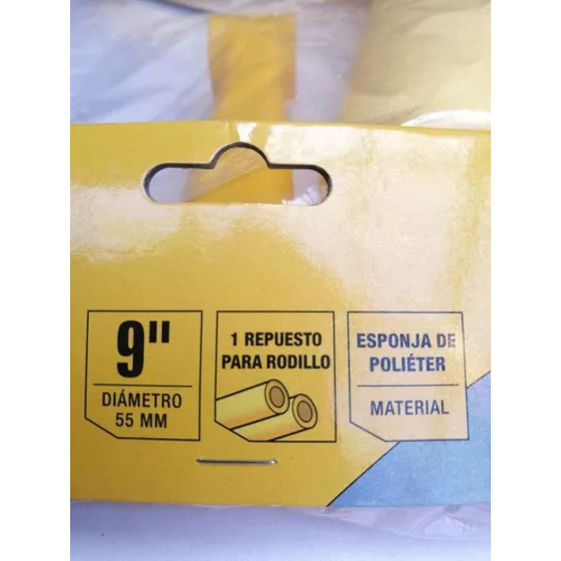 Rodillo Pará Pintar +esponga Repuesto De 9 Pulgadas 55 Mm
