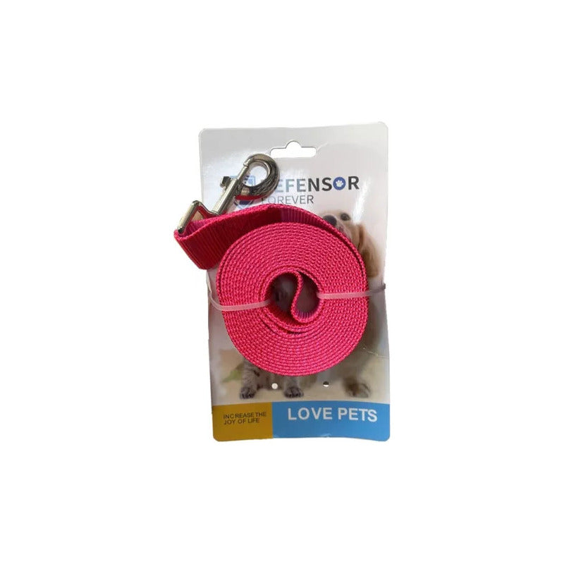 Correa Plana Larga Resistente Para Perros 3 Metros X 2,5cm