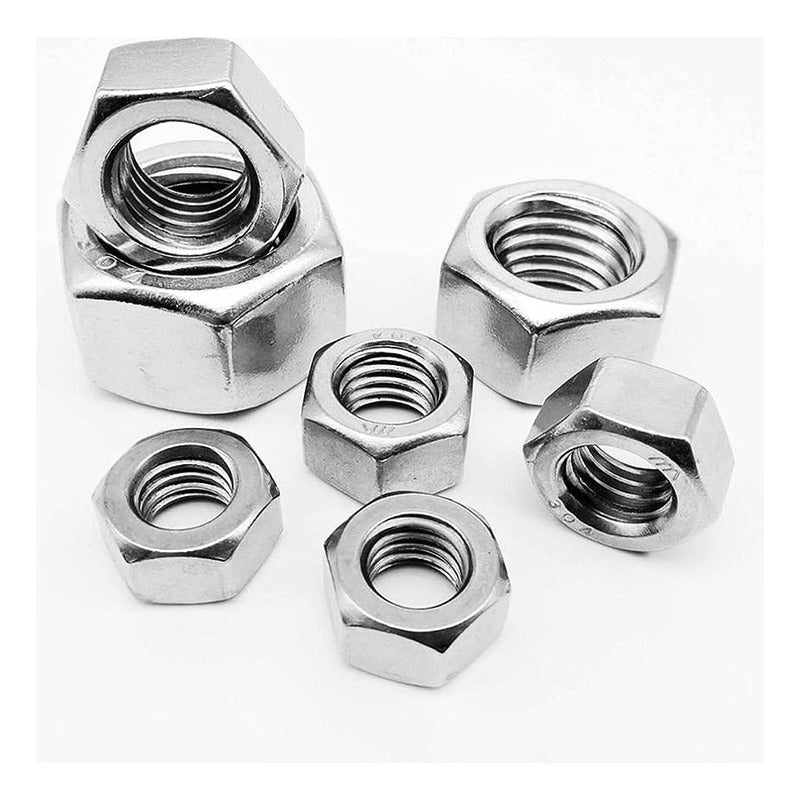 Tuerca Hexagonal Acero Inoxidable 304 3/4 (50 Unidades)