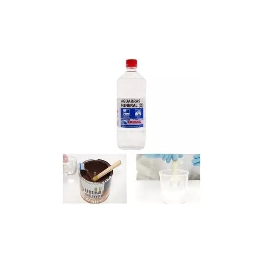 Aguarras Mineral Dideval 1 Litro Disolvente Transparente