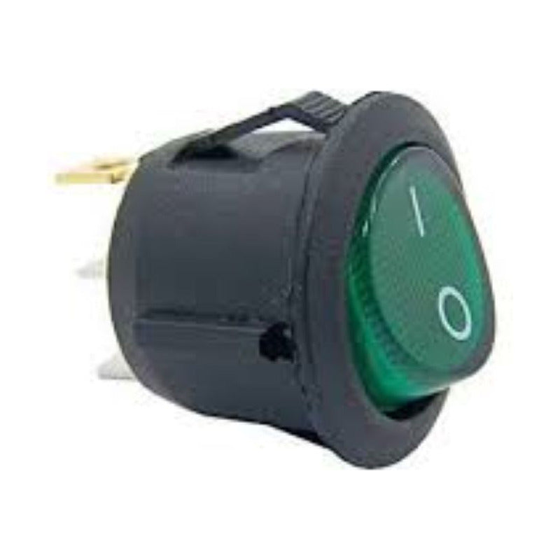 Interruptor 16a 12v 3 Pin On-off C/luz Roja