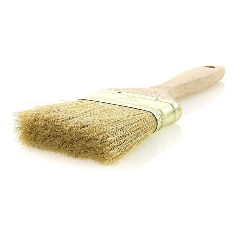 Brocha Para Pintar 3 Pulgadas Mango De Madera /cerda