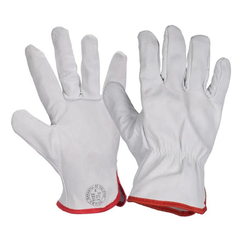 Embalaje De 120 Pares De Guantes Cabritilla Con Forro Polar