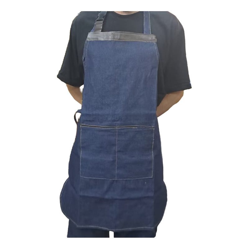 Delantal Pechera De Mezclilla