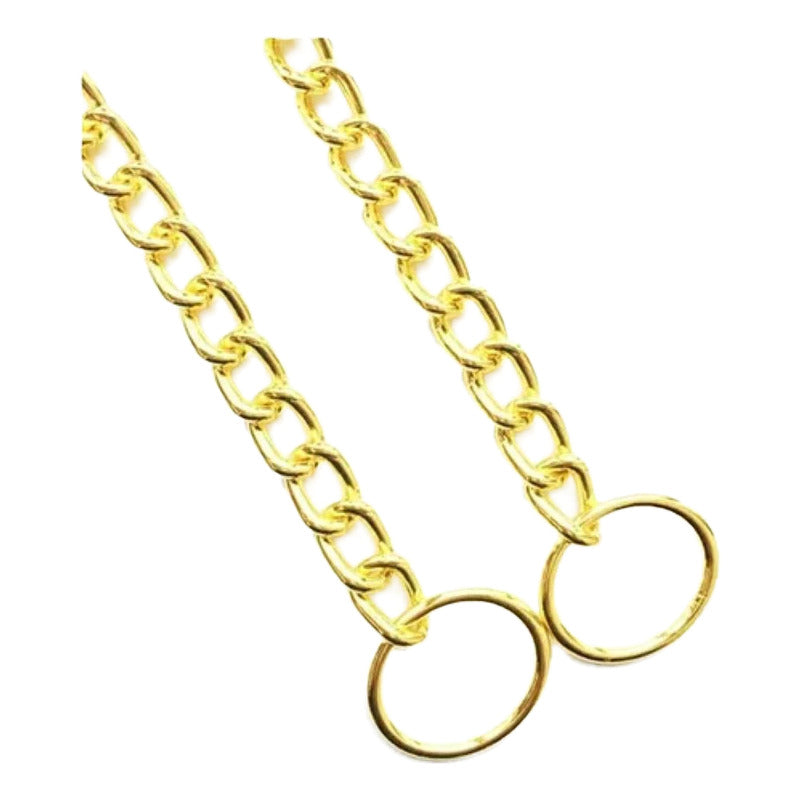 Elegante Collar Dorado De Entrenamiento Para Caminar Perros