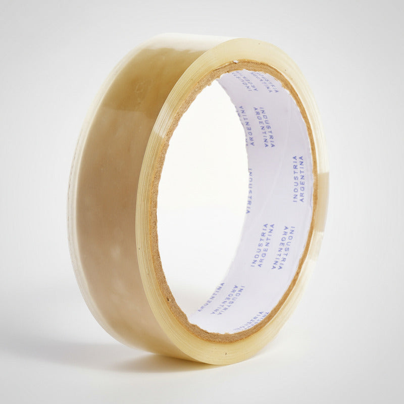 Cinta De Embalaje Adhesiva Transparente 40mts X 25mm