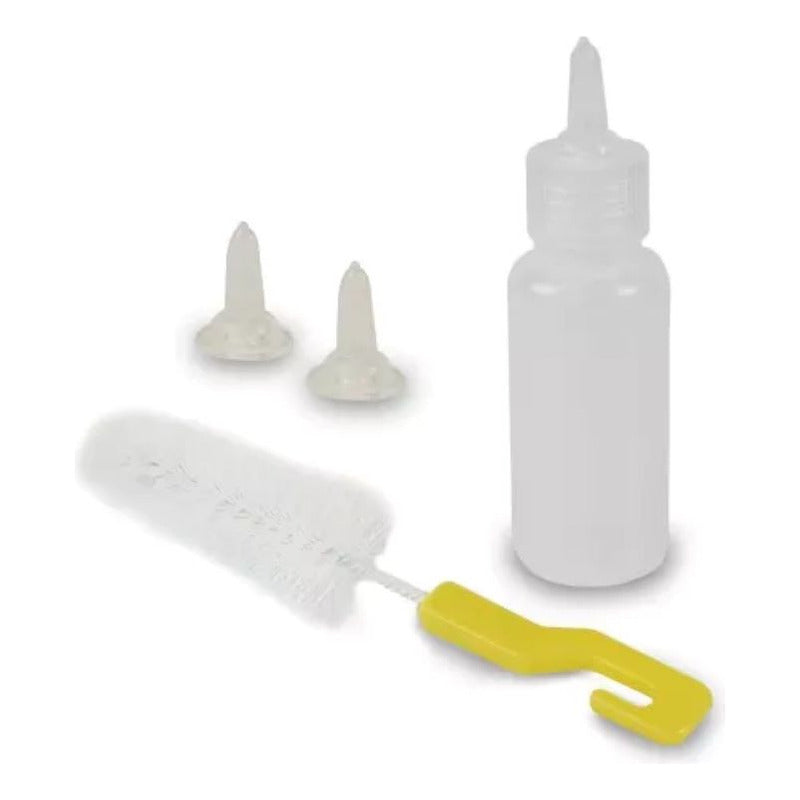 Set Biberon Mamadera Para Cachorros 60 Cc