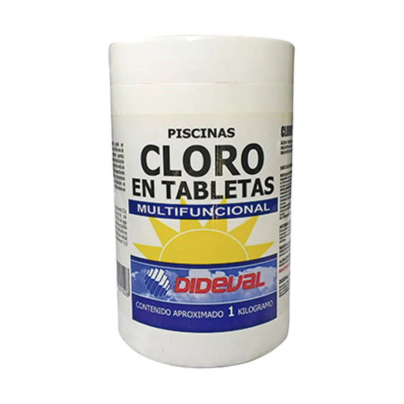 Cloro Para Piscinas En Tabletas Triple Acción 1 Kg