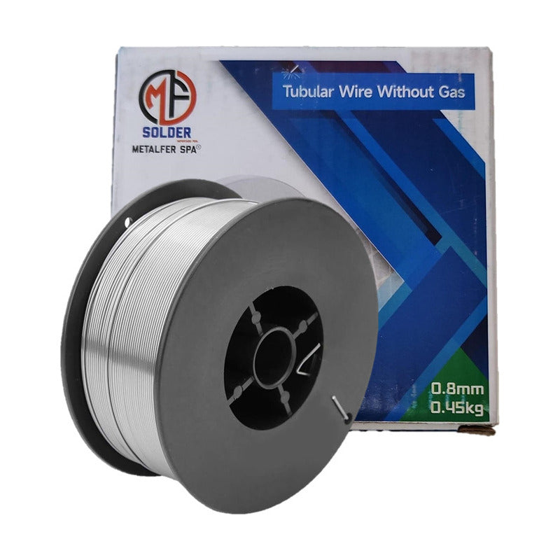 2 Soldadura Mig Sin Gas 0.45 Kg 0.8mm Par Gua. Azul C/forro