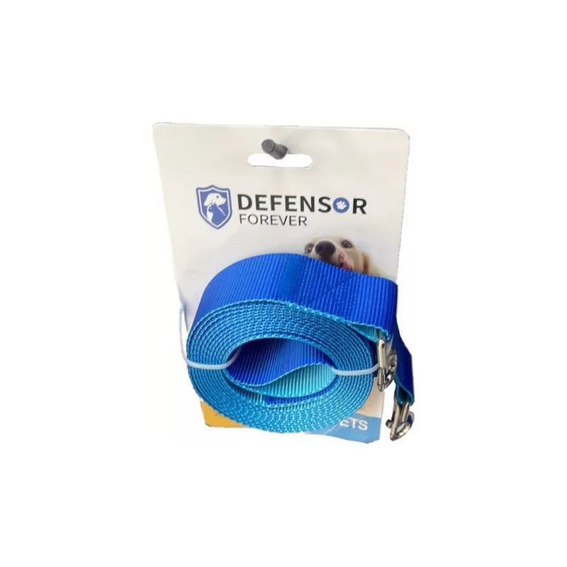Correa Plana Larga Resistente Para Perros 1,5 Metros X 2,5cm