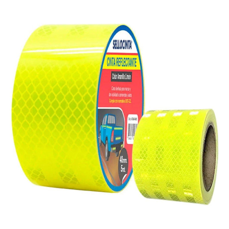 Cinta Reflectiva Dot-c2 Amarillo 5m