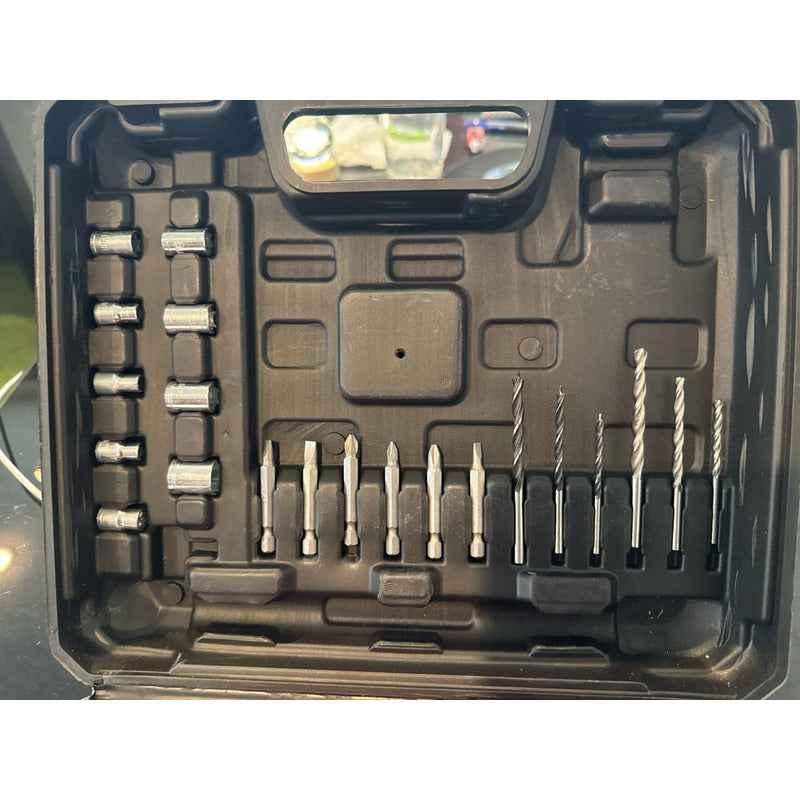 Kit Taladro Inalámbrico Bullk 12v Con Accesorios