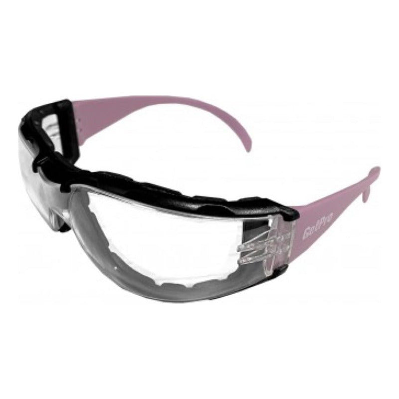 Pack Casco De Seguridad V-gard Rosado Y B-foam Getpro