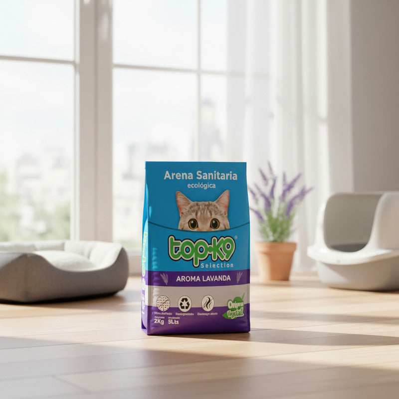 2 Kg Arena Ecologica Lavanda Gravilla Vegetal 100%