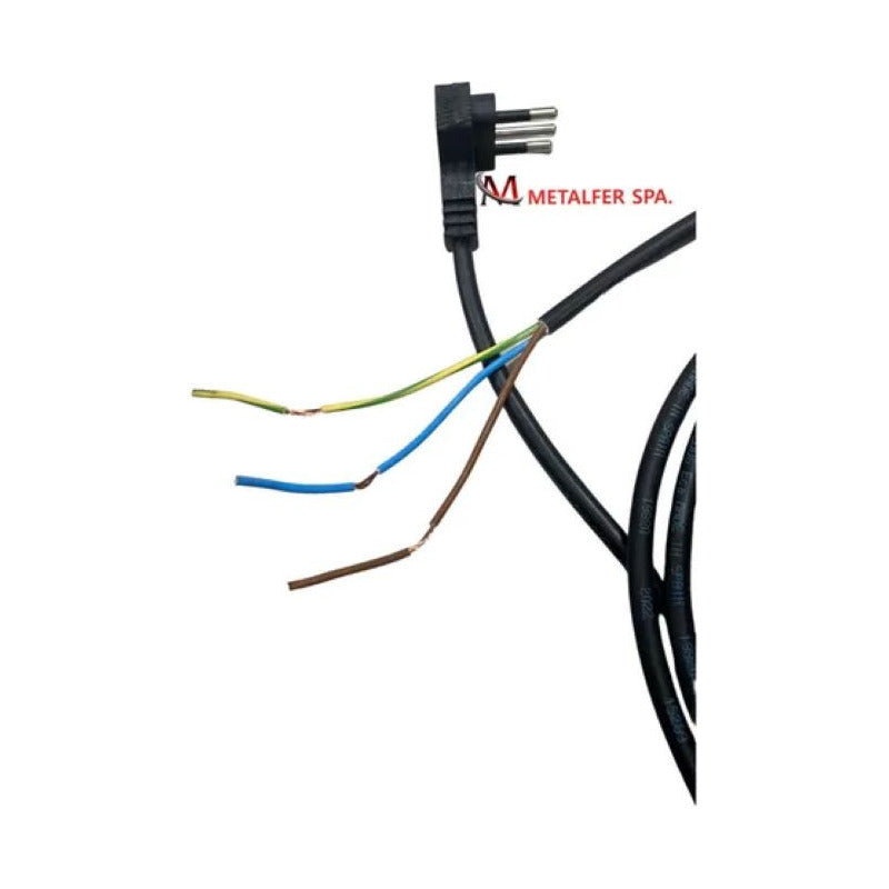 Cable Con Enchufe Inyectado 1 Mts Con Pasa Cable