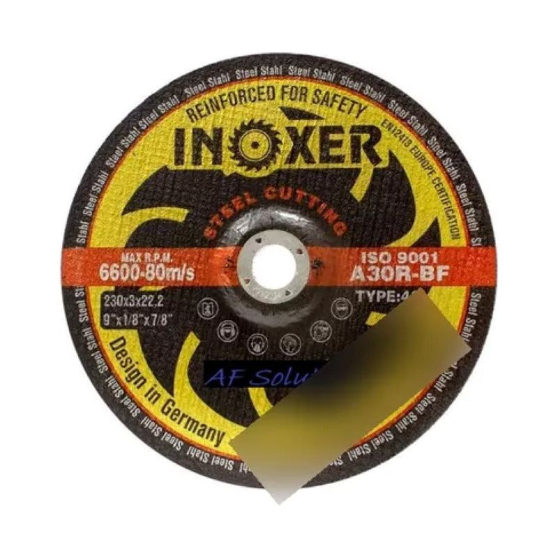 Discos De Corte Inox 7x1,6mm Inoxer (caja 10 Un)