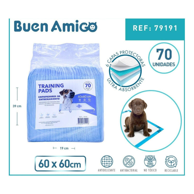 Sabanillas Para Perros 60x60cm (70 Und)