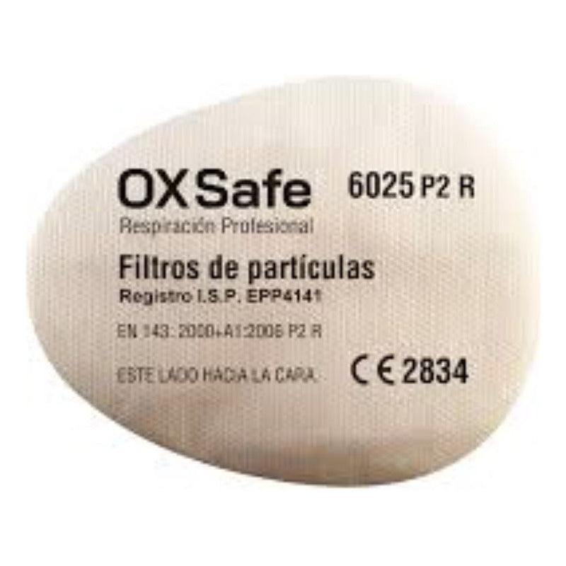 Prefiltro Para Respirador De Partículas P2 R6025