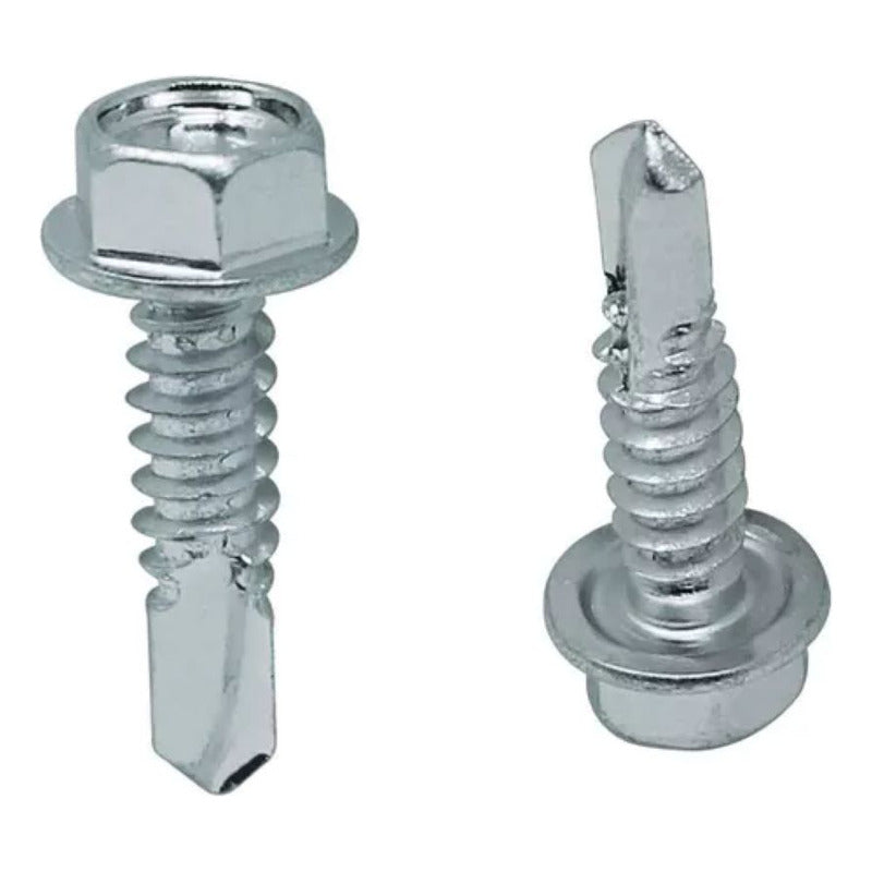 Tornillo Cabeza Hexagonal S/g Punta Broca 10 X 5/8 (100un)