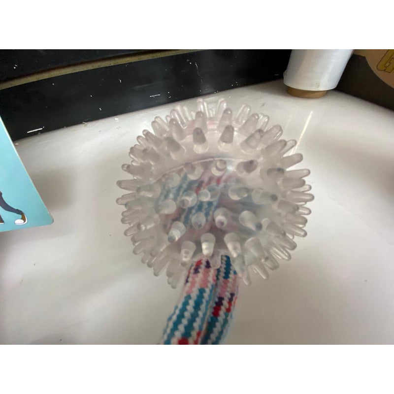 Juguete Para Perro Interactivo Con Cuerda Y Pelota