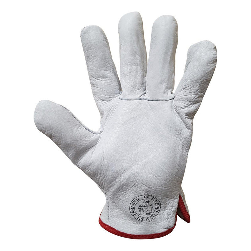 Embalaje De 120 Pares De Guantes Cabritilla Con Forro Polar