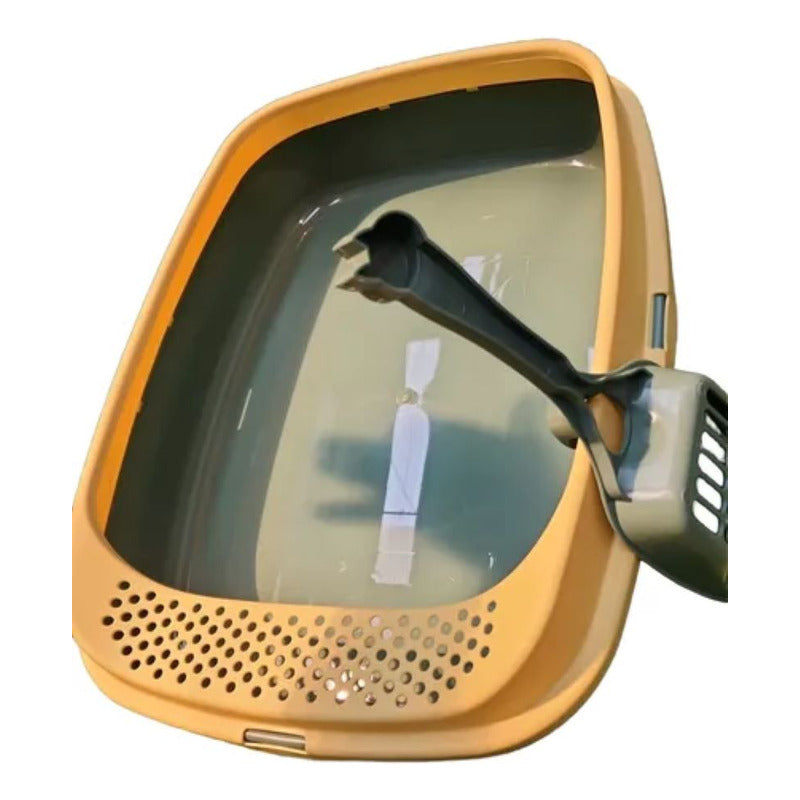 Arenero Con Pala Resistente Y Comodo Para Gatos