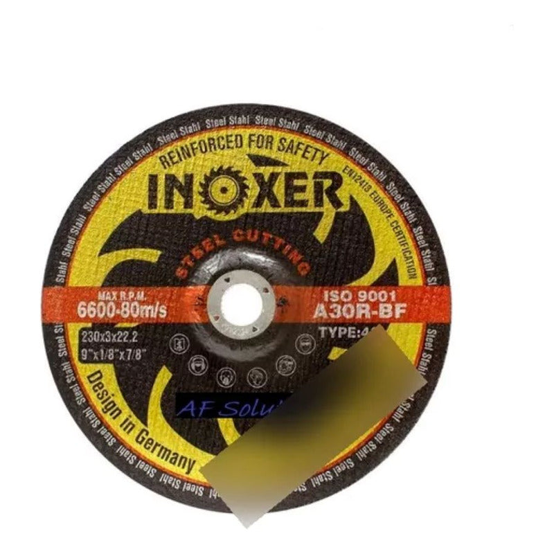 Discos De Corte Inox 7x1,6mm Inoxer (caja 10 Un)