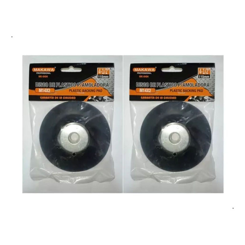 Disco Plástico P/ Esmeril - Plato Soporte Lija - 115mm