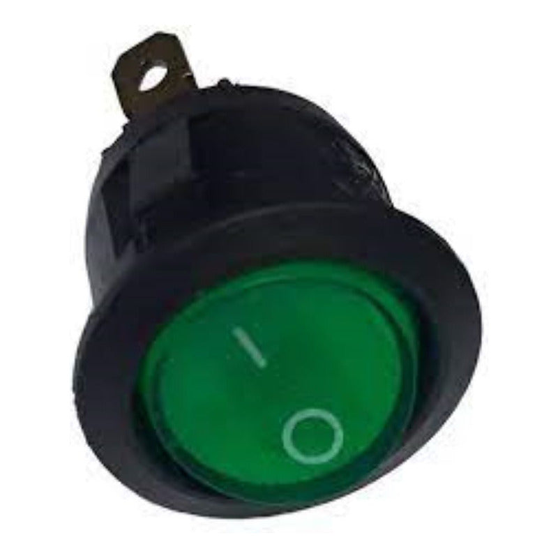 Interruptor 16a 12v 3 Pin On-off C/luz Roja