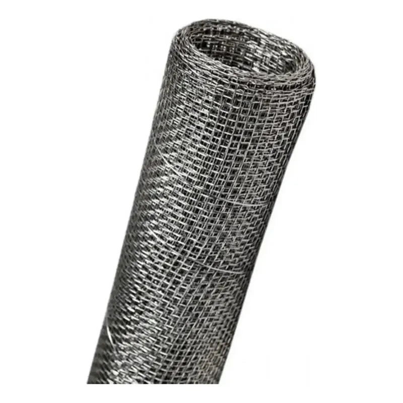 Malla Harnero N°8 (rollo 0.6 X 1.5 Mt) Plateado