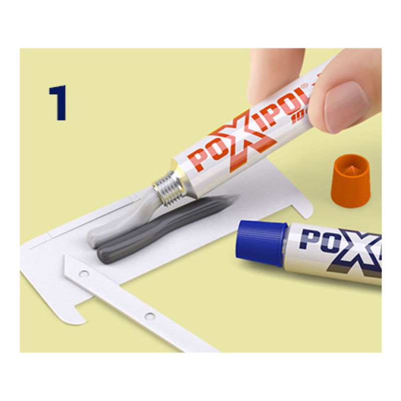 Poxipol Pegamento Metalica Soldadura Plastica