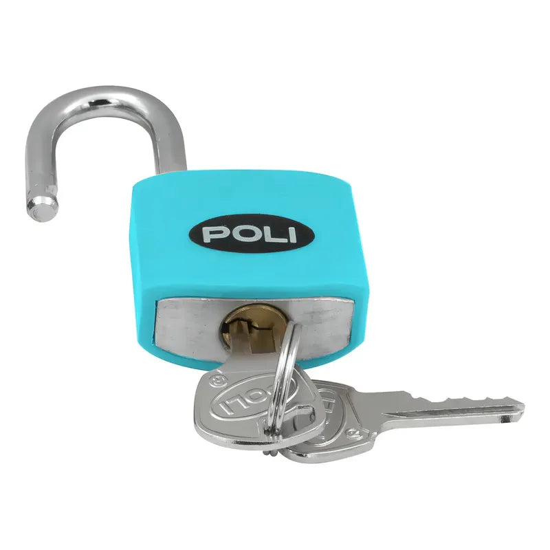 Candado Poli Pop 32mm Celeste