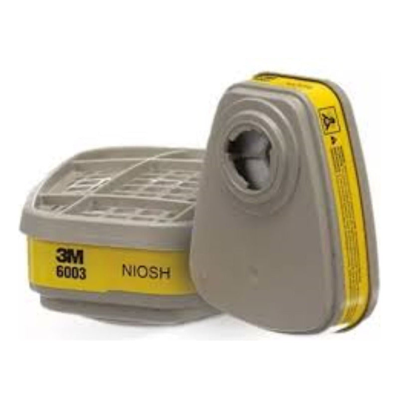 Respirador Medio Rostro 3m Modelo 6200. Con Filtros 6003