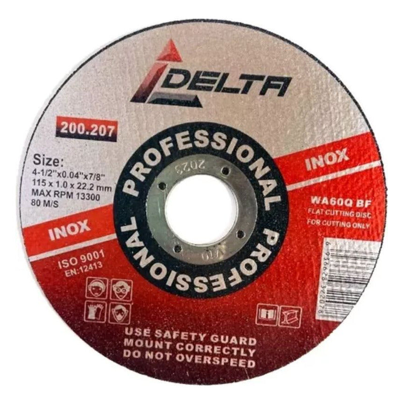 Disco Corte Inox Profesional 4 1/2 X 1mm(caja De 25 Un)