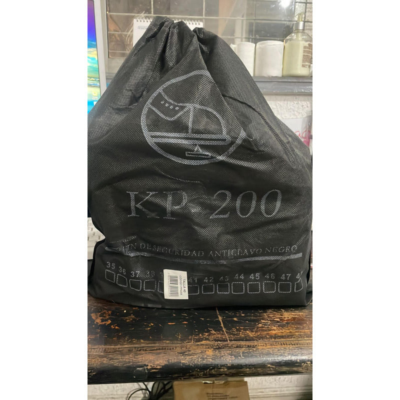 Botin Kp-200 Anticlavo Negro