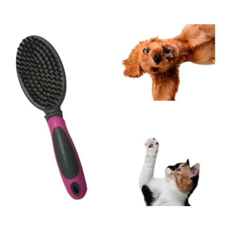 Cepillo Doble Cara Para Mascotas Pua Y Cerdas.