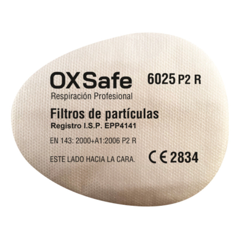 Prefiltro Para Respirador De Partículas P2 R6025