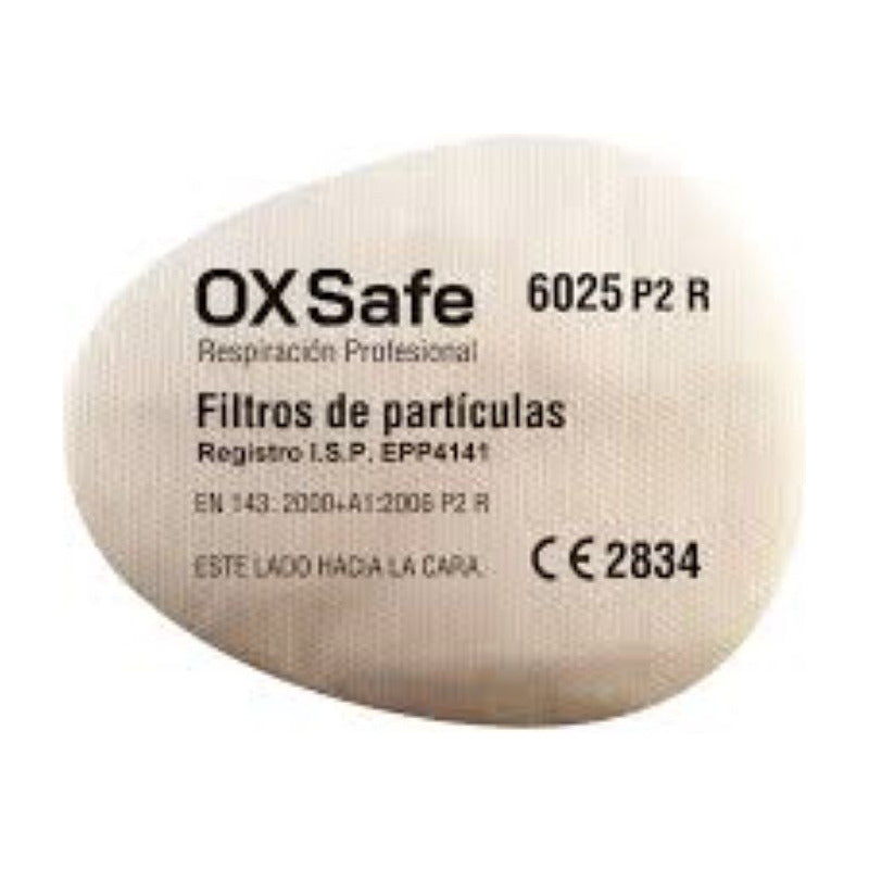 Prefiltro Para Respirador De Partículas P2 R6025