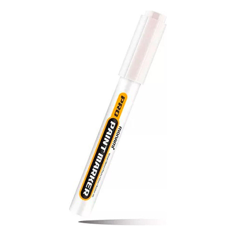 Marcador Pintura Óleo Monami Resistente Al Agua Blanco 2mm