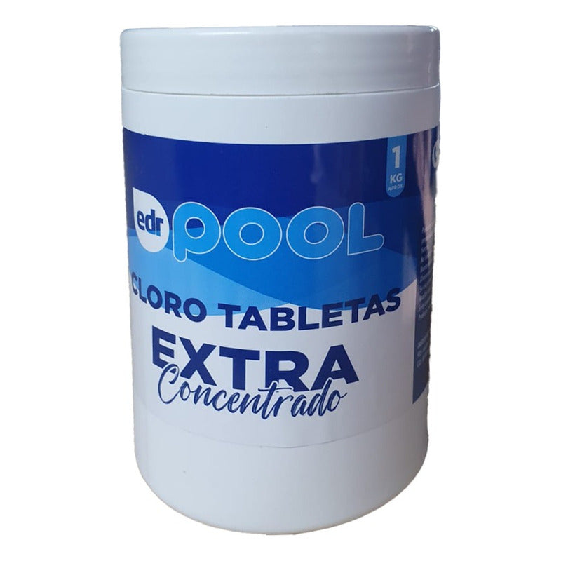Cloro En Tableta Para Piscina 1 Kilo Edr Pool
