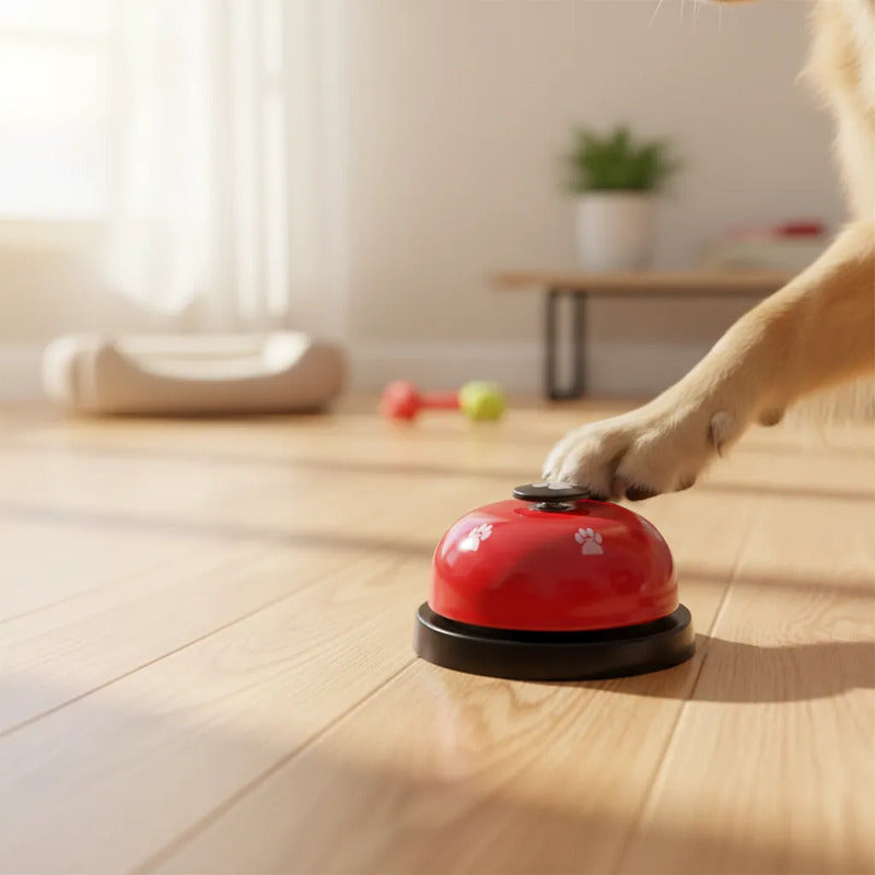 Campana De Entrenamiento Para Mascotas Perros Rojo