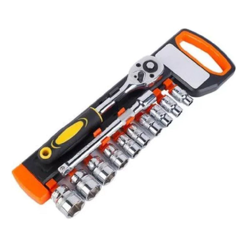 Pack De Llave Chicharra  1/4 Pulgada Y Juego De Dados.