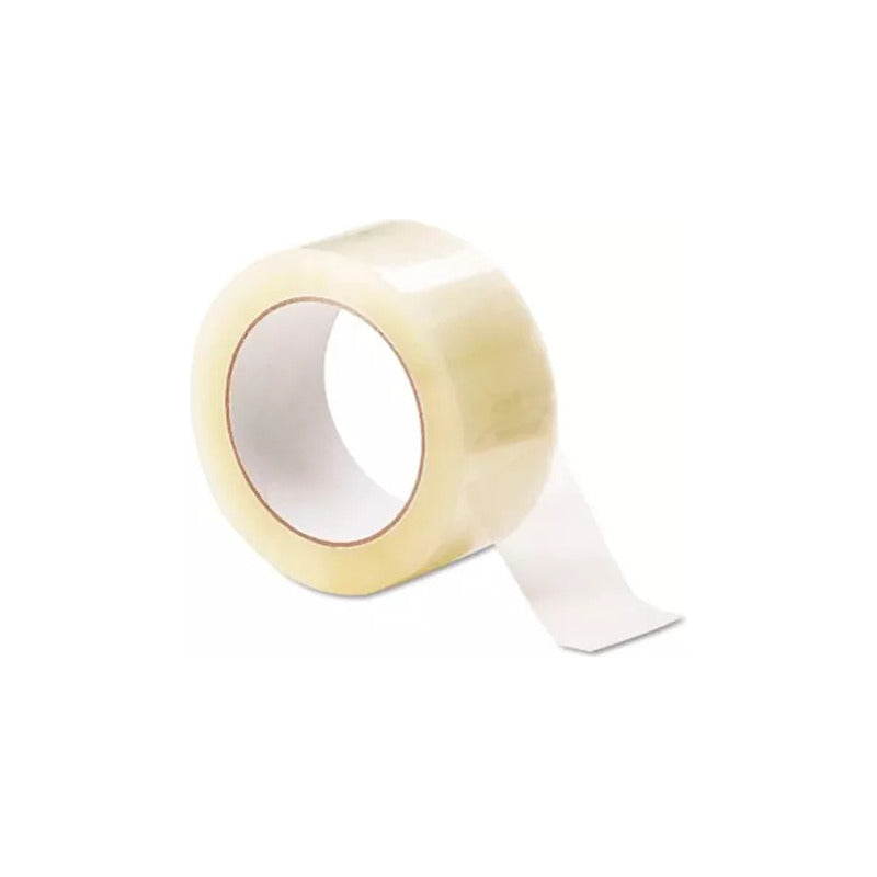 Cinta De Embalaje Adhesiva Transparente 100mts X 45mm